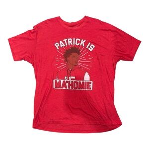 Bellboy Patrick Mahomes Shirt Mens XXL Red Short Sleeve Mahomie Made In USA